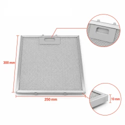 Whirpool Metallfilter 184735 300x250mm