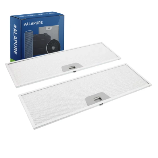 Alapure Metallfilter geeignet für Zanussi 50286534008 137x410mm (2St.)