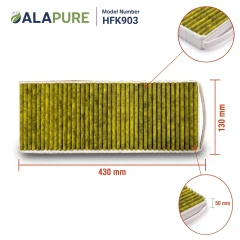 Alapure Aktivkohlefilter geeignet für Bora Pure PUAKF GFESP