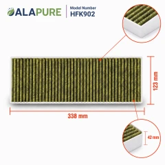 Kohlefilter für Bora CleanAir Filterset BAKFS / BHU / BIU / BFIU / GP4