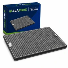 Alapure HFK4550 Kompatibel mit Miele Kohlefilter DKF12-P / DUMF12
