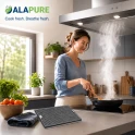 Alapure HFK3985 Kompatibel mit Miele Kohlefilter DKF11-P