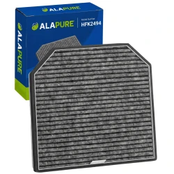 Alapure HFK2494 Passend für Miele Kohlefilter DKF9-P