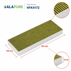 Alapure CleanAir Plus Aktivkohlefilter geeignet für Siemens 17004086 / LZ11IXB16
