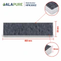 Alapure HFK3002 Aktivkohlefilter geeignet für Gaggenau 17003002 / 792273 / AA413110 / AA413111