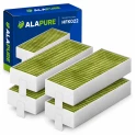 Alapure CleanAir Plus Kohlefilter passend für Gaggenau Vario 400 Serie / 200 Serie (4 Stück)