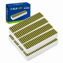 Alapure HFK025 CleanAir Plus Aktivkohlefilter geeignet für 17005507 / 17005512 / AA200100 / LZ21WWB16 (8 St)