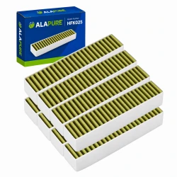 Alapure CleanAir Plus Aktivkohlefilter geeignet für Bosch 17005507 / LZ21WWB16 (8 St)