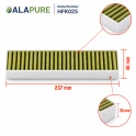 Alapure HFK025 CleanAir Plus Aktivkohlefilter geeignet für 17005507 / 17005512 / AA200100 / LZ21WWB16 (8 St)