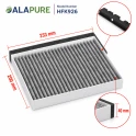 Alapure CleanAir Aktivkohlefilter geeignet für Bosch 17006595 / DZZ1CX1B4