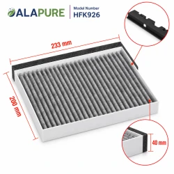 Alapure CleanAir Aktivkohlefilter geeignet für Balay 11049701