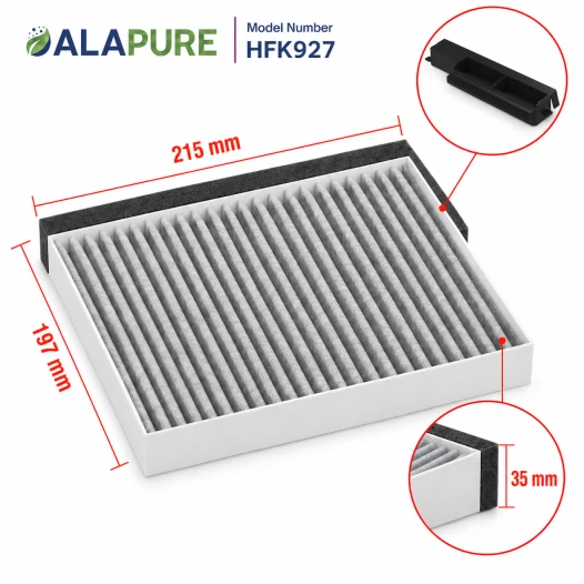 Alapure Aktivkohlefilter geeignet für Bosch 17006795 / DWZ0DX0A0 / 11022296
