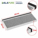 Alapure CleanAir Aktivkohlefilter geeignet für Junker 17006837 / 11025805 / DSZ4551