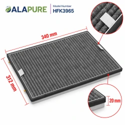 Alapure Kohlefilter Miele DKF25-1 / DKF25-P von Alapure HFK3965
