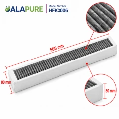Alapure HFK3006 Geruchs- und Partikelfilter geeignet für HF3006