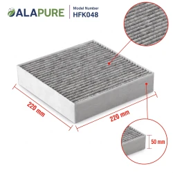 Alapure HEPA Aktivkohlefilter passend für Elica KIT0176157