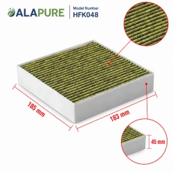 Alapure HEPA Aktivkohlefilter passend für Elica KIT0176157
