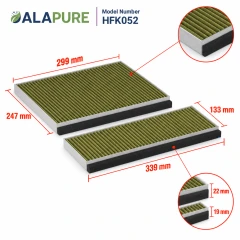 Alapure Cleanair Plus passend für Siemens 17008358 / LZ11KKB16 (2Stk)
