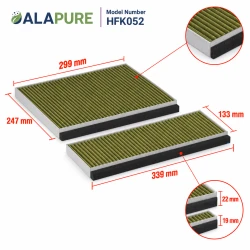 Alapure Cleanair Plus passend für Siemens 17008358 / LZ11KKB16 (2Stk)