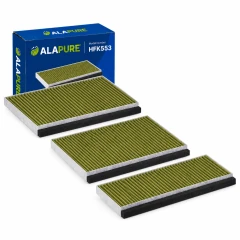 Alapure CleanAir Plus Kohlefilter passend für Siemens LZ11BKB16 / 17008127 (3 Stück)