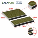 Alapure passend für Bosch CleanAir Plus Kohlefilter DWZ1BK1I6 / 17008032 (3St.)