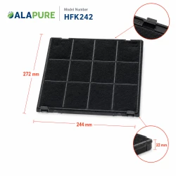 Alapure Aktivkohlefilter geeignet für Hotpoint-Ariston C00308181 / 484000008777