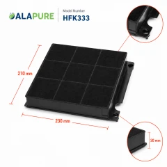 Alapure Aktivkohlefilter geeignet für Smeg 693410587