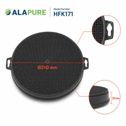 Alapure Aktivkohlefilter geeignet für Hanseatic Typ 210 / B210 / E3CFT210