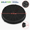 Alapure Aktivkohlefilter geeignet für Ikea 482000009736 / NYTTIG FIL 440 (2 St.)
