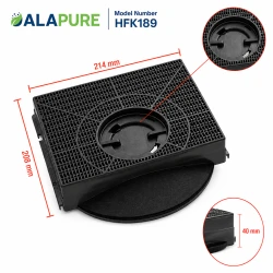 Alapure Aktivkohlefilter geeignet für Corbero Typ 303