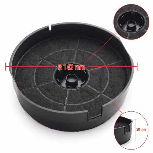 Ikea Kohlefilter 484000008782 / NYTTIG FIL 220 (2er-Pack)
