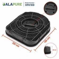 Alapure Aktivkohlefilter geeignet für Corbero Typ 200 (2st.)