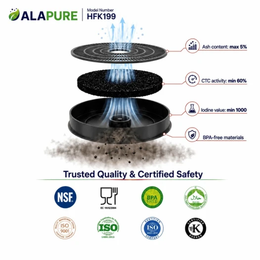 Alapure Aktivkohlefilter geeignet für Neff 00602799 / 602799