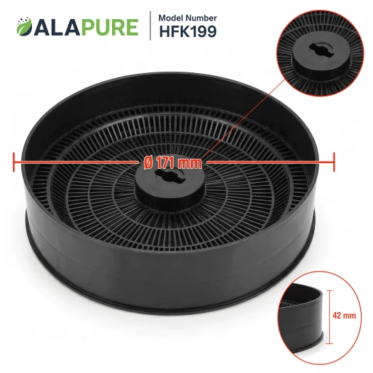 Alapure Aktivkohlefilter geeignet für Neff 00602799 / 602799
