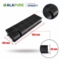 Alapure Aktivkohlefilter geeignet für Electrolux MCFE18 / 4055356002 / Typ 60