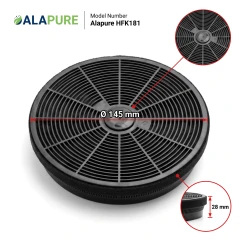 Alapure Aktivkohlefilter geeignet für Candy 49011548 / ACM14
