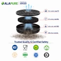 Alapure Aktivkohlefilter geeignet für V-Zug H40437 / H4.0437 (2 Stück)