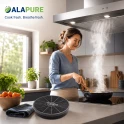 Alapure Aktivkohlefilter geeignet für V-Zug H40437 / H4.0437 (2 Stück)