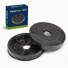 Alapure Aktivkohlefilter geeignet für Grundig KF971100007 / KF9189204771 (2 Stück)