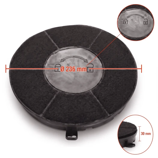 Whirlpool Kohlefilter AMC037 / 480122101262