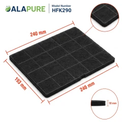 Alapure HFK290 Kohlefilter passend für M-System KF113