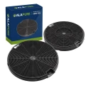 Alapure Aktivkohlefilter geeignet für Electrolux MCFE09 / 9029800548 / EFF75 (2er-Pack)