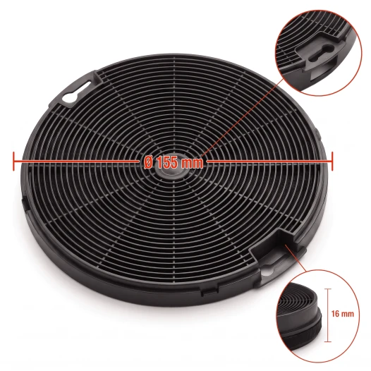 Pelgrim Kohlefilter KF27 / 724648 / ACC931 (2er-Pack)