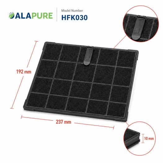 Alapure Aktivkohlefilter geeignet für Baumatic KFBK-2 (2 Stk.)