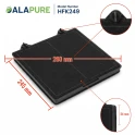 Alapure Aktivkohlefilter geeignet für Gaggenau 00703134 / 703134