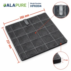 Alapure HFK004 Aktivkohlefilter geeignet für 901497 / 690073210