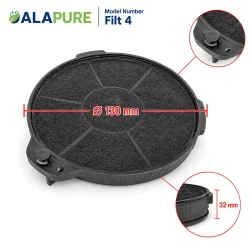 Alapure Aktivkohlefilter geeignet für Designair CARBFILT4