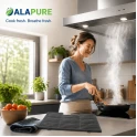 Alapure HFK840 Kohlefilter passend für Inventum Kohlefilter KB62
