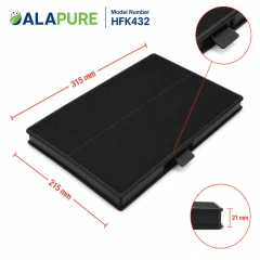 Alapure Aktivkohlefilter geeignet für Siemens 00705432 / 705432 / 11026771 / LZ53451