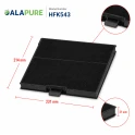 Alapure Aktivkohlefilter geeignet für Bosch 11026769 / DHZ5326 / 705431 / 00705431